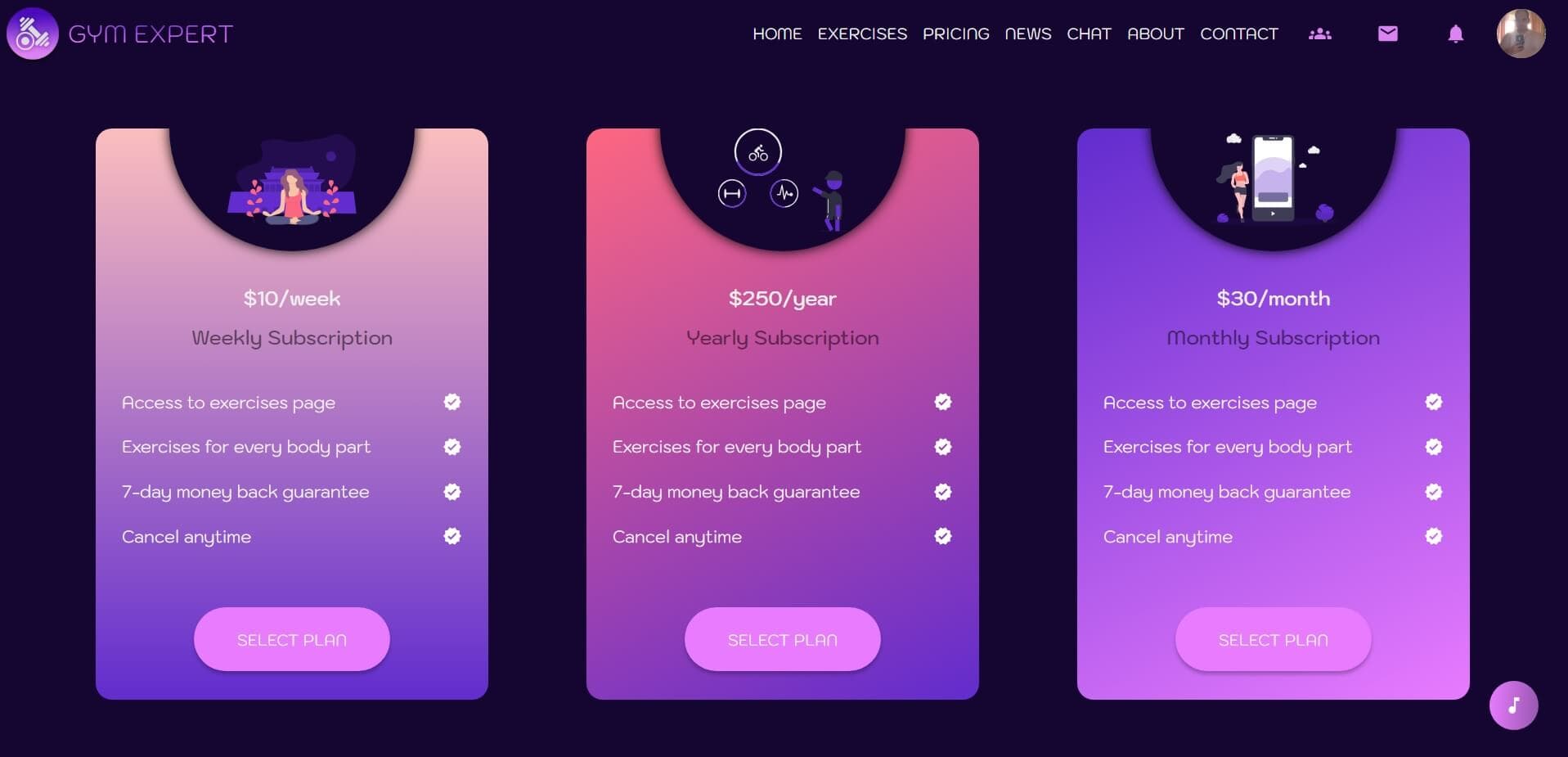 Gym-Expert screenshot 2