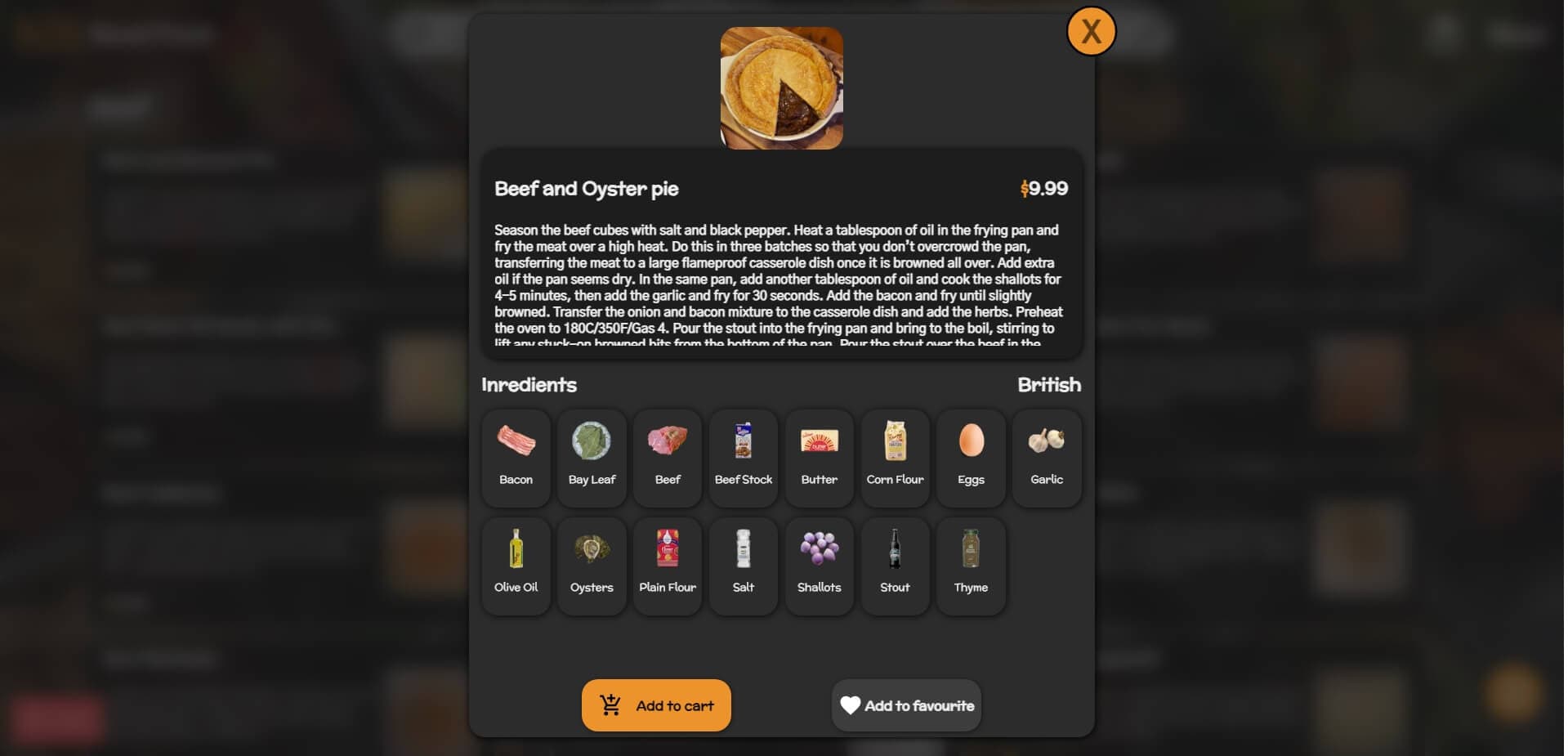 Restaurant App screenshot 2